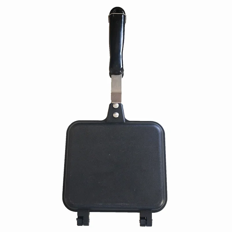 Gas Non-Stick Sandwich Maker Iron Bread Toast Breakfast Machine Waffle Pancake Baking Barbecue Oven Mold Grill Frying Pan