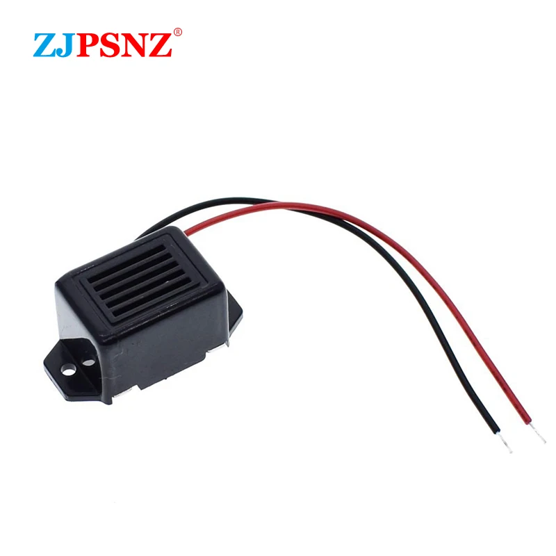 3V 6V 9V 12V 24V 75dB Siren Beeper Buzzer Sound Warning Alarm Adapter Cable Slim Invisible Car Truck Vehicle Reversing Reminders