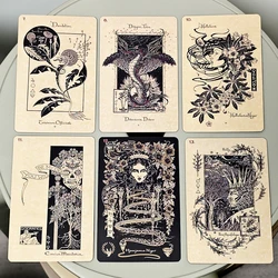 33pcs Magickal Botanical Oracle Plants From The Witch's Garden Cards 10*6.5cm