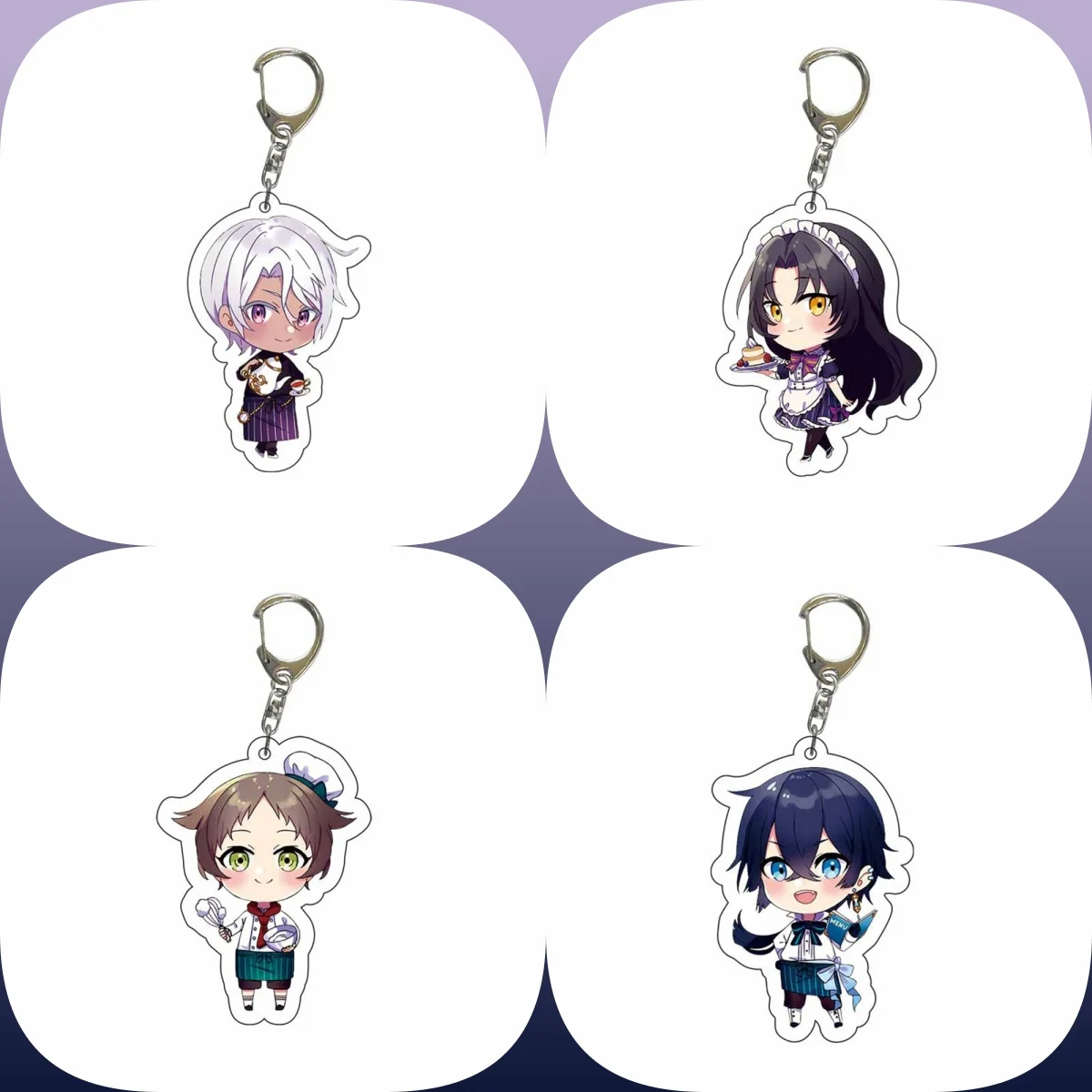 

Anime The Case Study of Vanitas 6CM Acrylic Keychain Cosplay Characters Ornament Accessories Christmas Collection Gifts