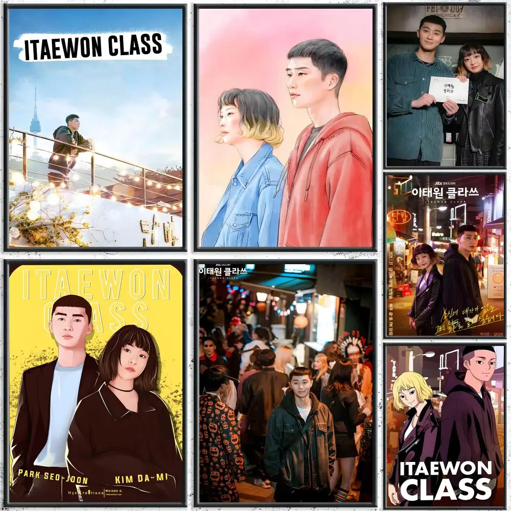 Trending TV Series Itaewon Class Poster HD Self-Adhesive No Residue After Removal Ideal for All Kinds of Wall Decor