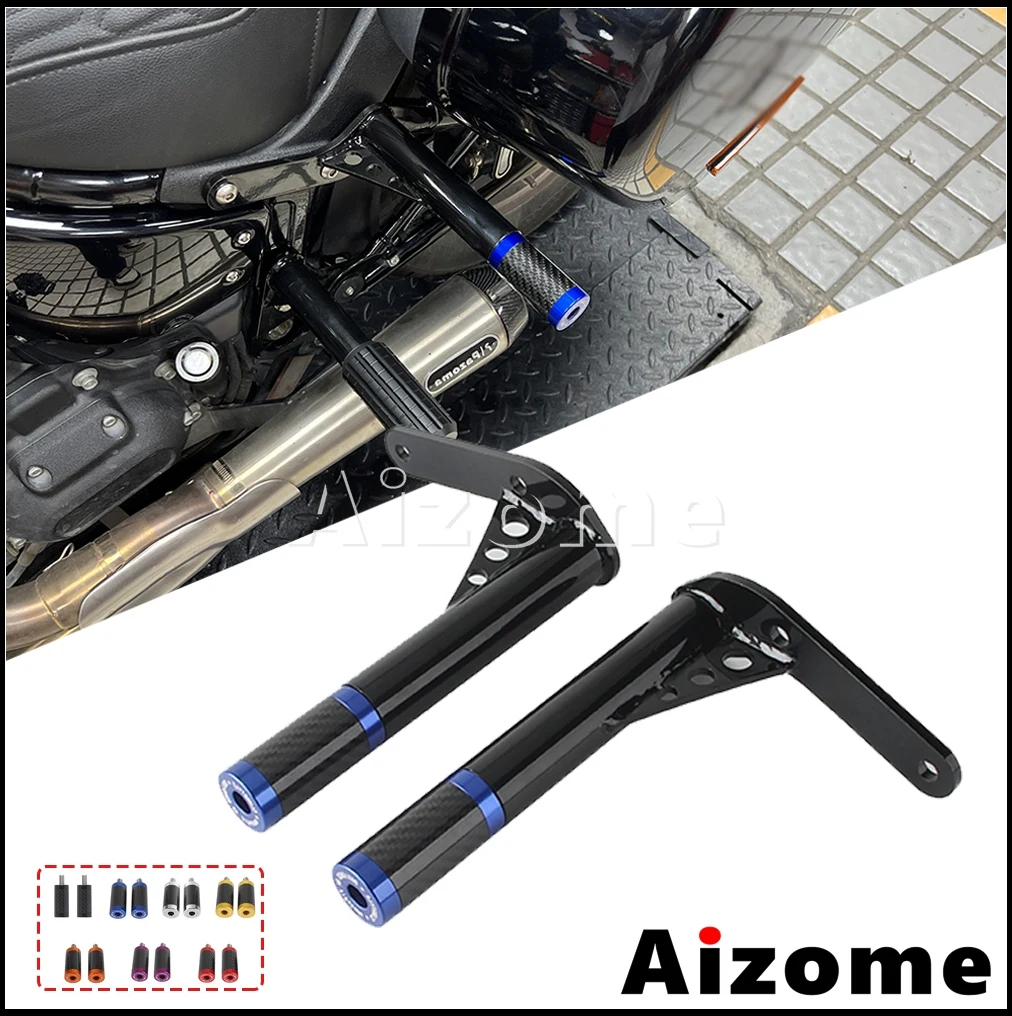 

Motorcycle Rear Crash Bars Saddlebag Guard Rails Bracket For Harley Softail Low Rider ST 117 FXLRST 2022-2024 Saddle Bag Guards