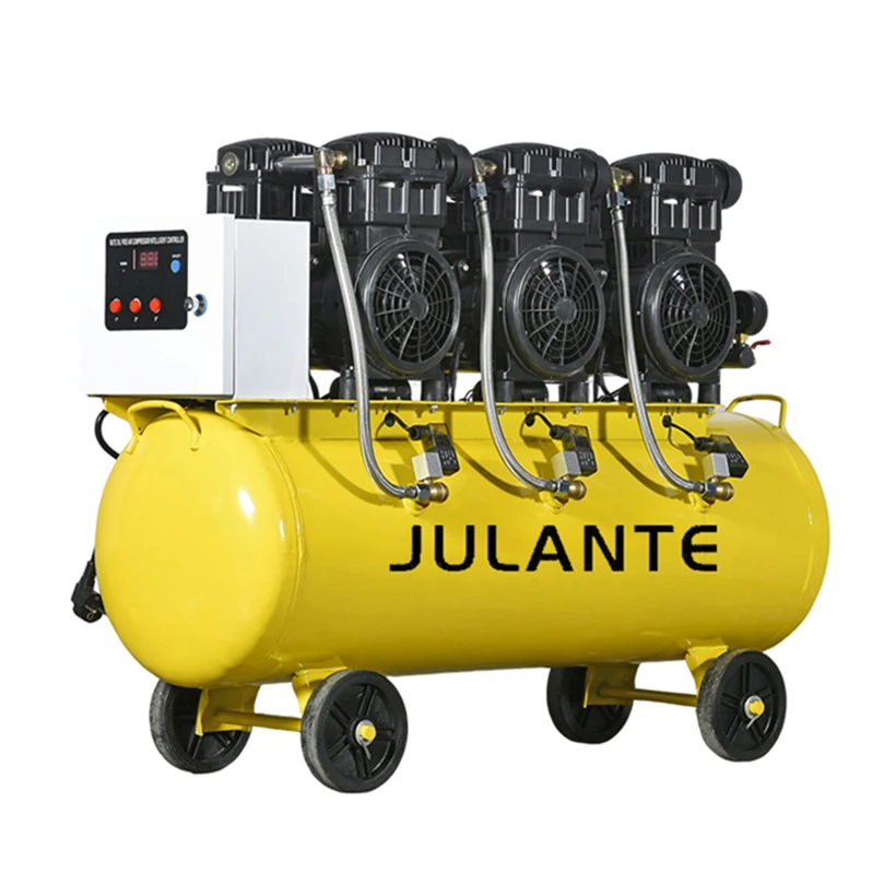 

4.8KW 6HP 200L Large Silent Oil-free Air Pump Industrial Heavy Duty Compressor