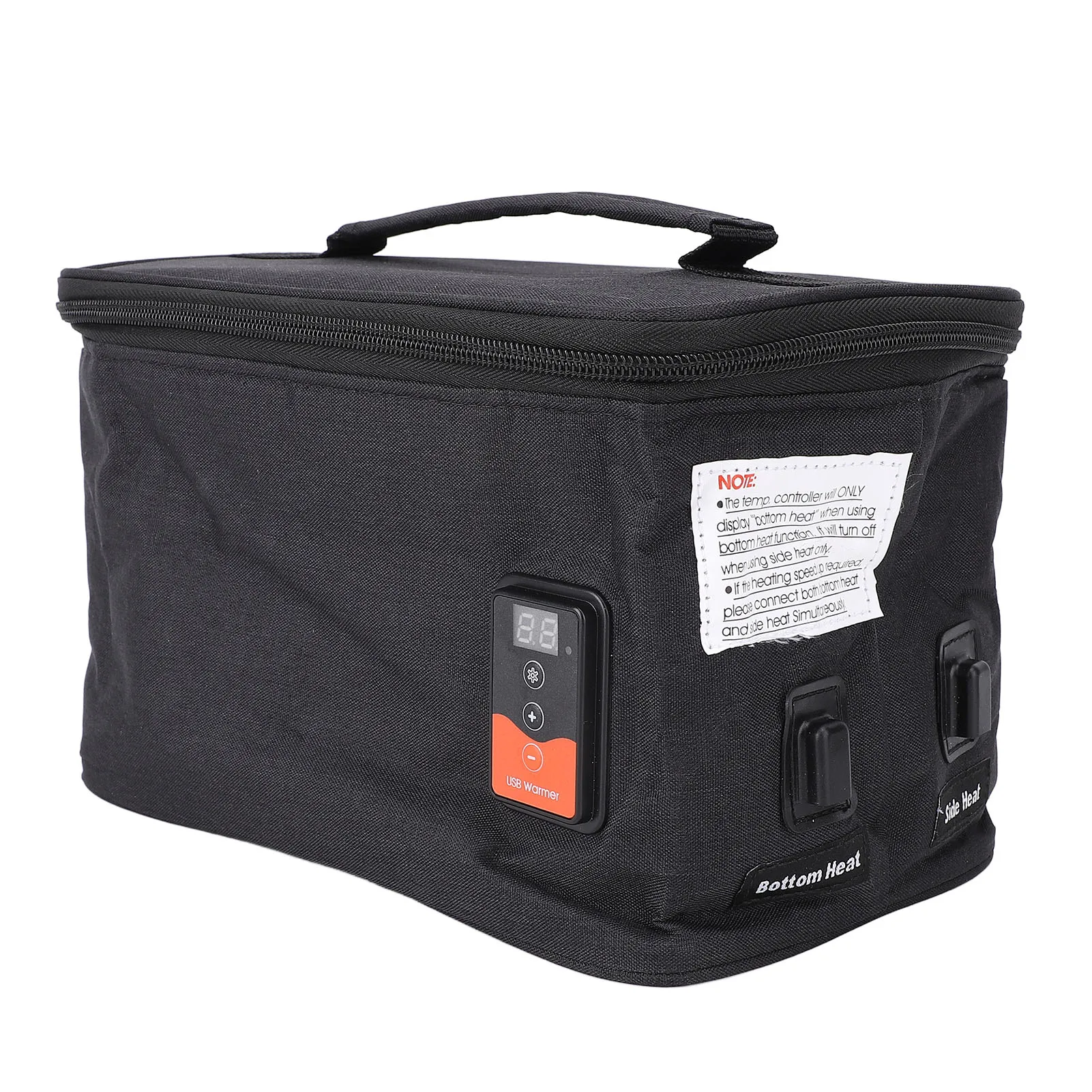 

Car Electric Food Warmer Lightweight Multifunctional Portable Food Warmer Adjustable Temperature Aluminum Film for Milk Bottle