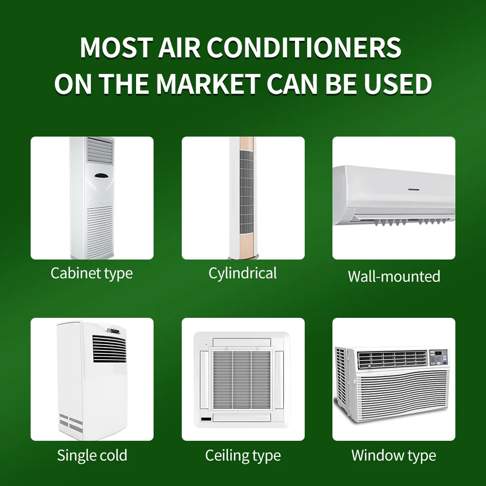 5/3/1PCS Universal White LCD A/C Remote Control 433 HZ Low Power Timer Switch Remote Control For More Than 1000 Air Conditioner