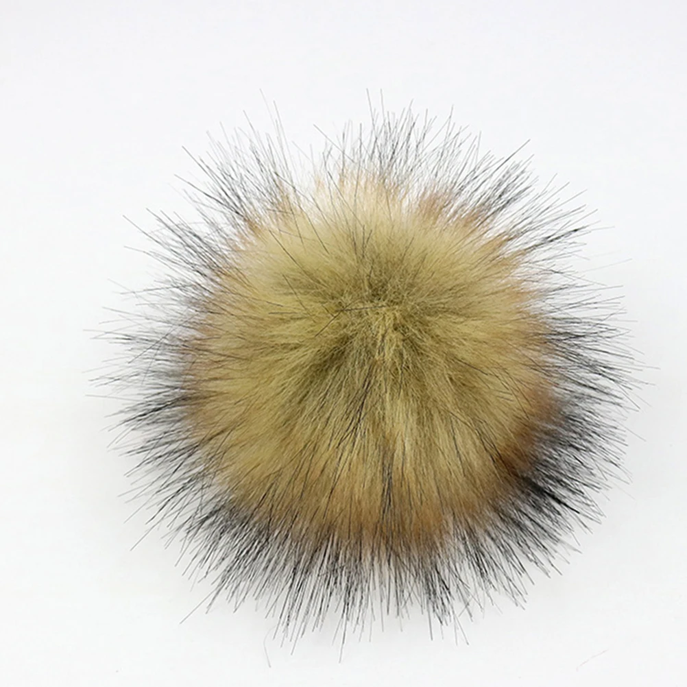 

16pcs Ball For Diy Clothing Ball Accessories Hat Clothes Shoe Accessories 8Cm Pompoms Craft Supply With Elastic Ropes