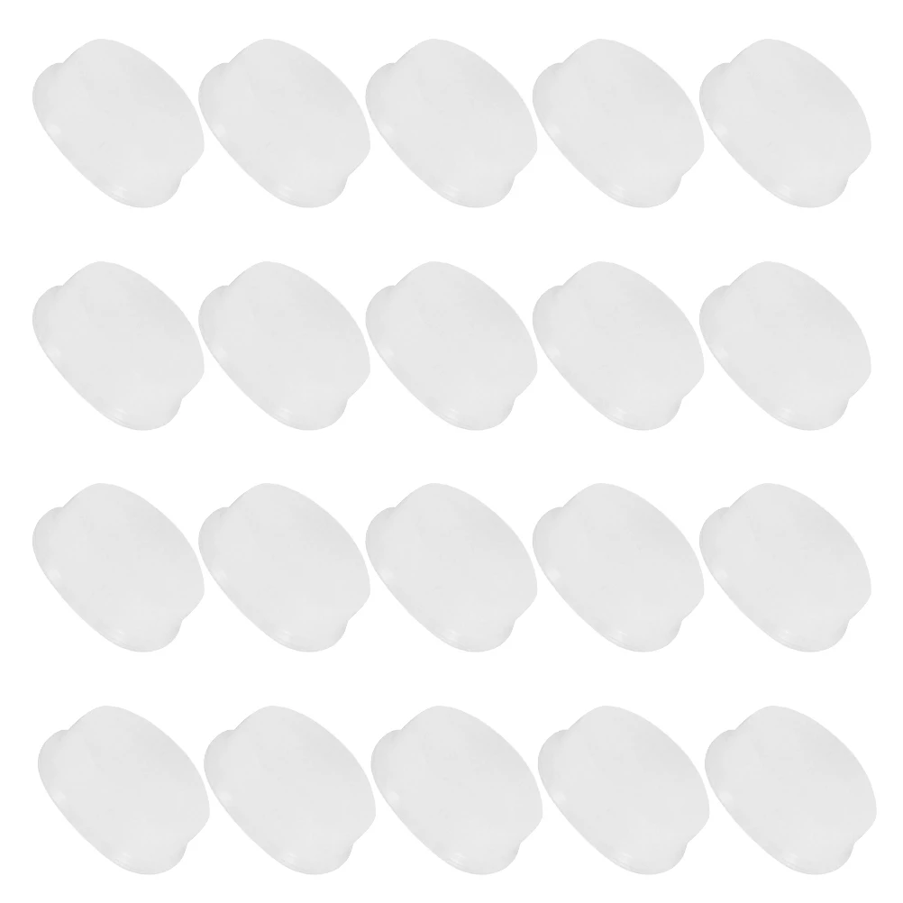 

50 Pcs Flute Plug Stopper Hole Pad Silica Gel Repair Accessories Caps Replacement