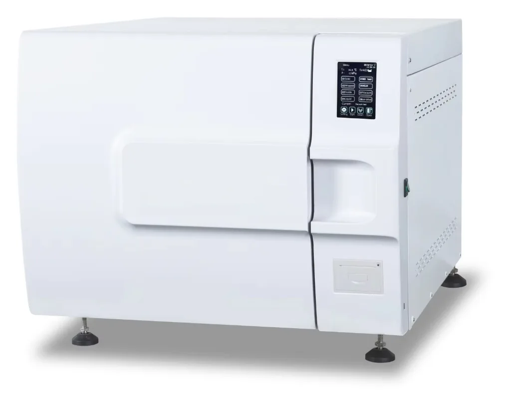 Desktop Pulsating Vacuum Steam Sterilizer 50Z with LCD Touch Screen Portable  Clinic High Pressure Autoclave Equipment