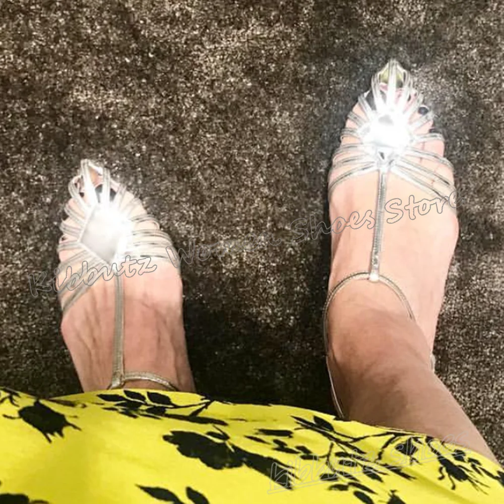 

Sandals Buckle Strap Fashion Novelty Sexy Elegant Summer Hot Girls Summer Shoes Newest Leather Solid Color Pointy Thin High Heel