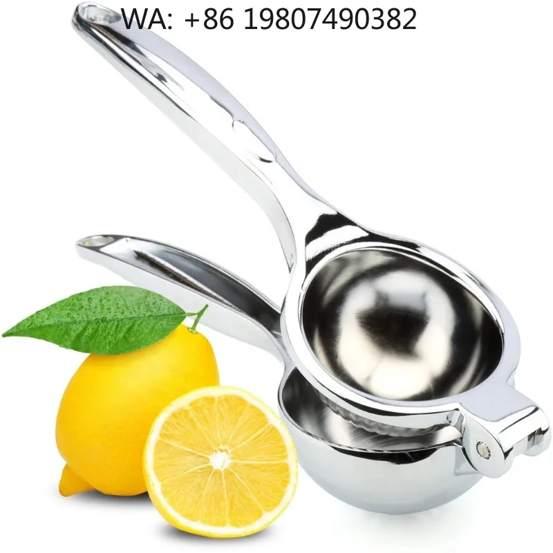 Heavy Duty Stainless Steel Citrus Press Tool, Manual Lemon Lime Squeezer For Home Bar Cocktail Fruit Juice Preparation