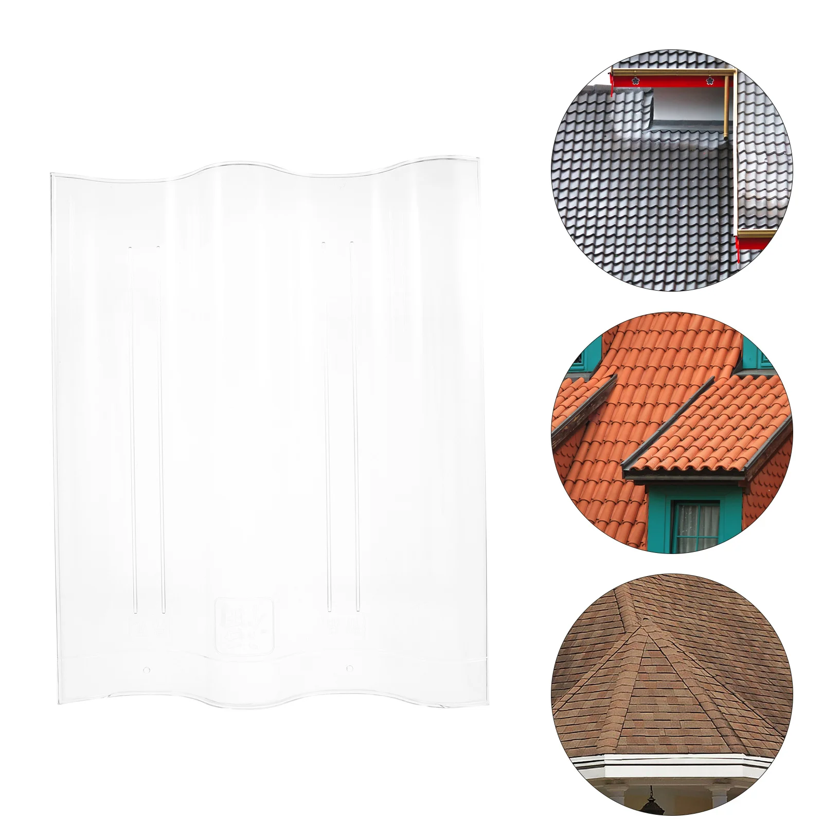 Panel de techo de invernadero acrílico transparente, diseño ondulado para sala de sol, sala de flores, piscina, Material para techos de invernadero