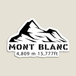 Mont Blanc The Highest Mountain In The A Magnet Toy for Fridge Organizer Funny Baby Decor Stickers Magnetic Home Kids