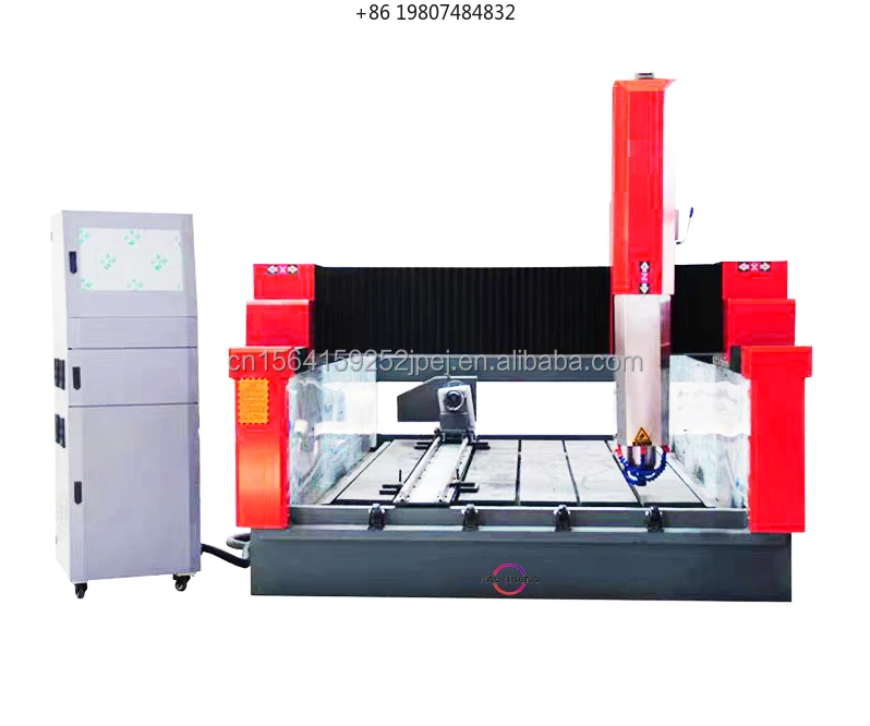 CNC Stone Marble Granite Cutting Tombstone Engraver, With Rotary Device for 3D Carving Wholesale