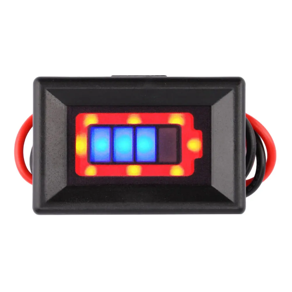 1S 2S 3S 4S 18650 Lithium Battery Capacity Indicator LED Digital Battery Level Tester Meter Battery Monitor For Electric Vehicle