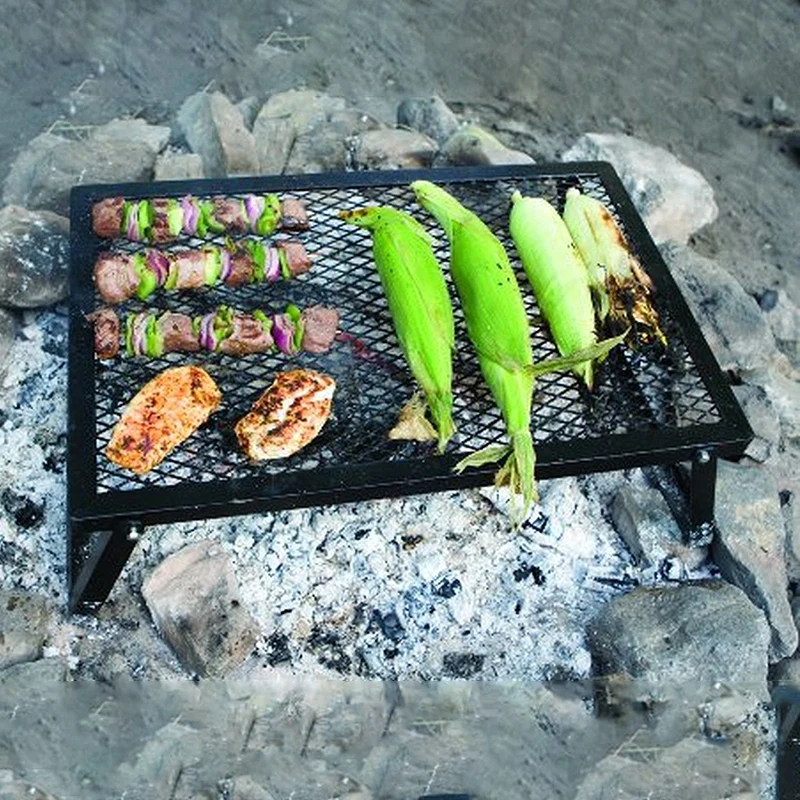 Folding Outdoor Camping BBQ Grill Portable Stand Equipment Picnic Cooking Grate Delicious Manufacturing Party Supplies