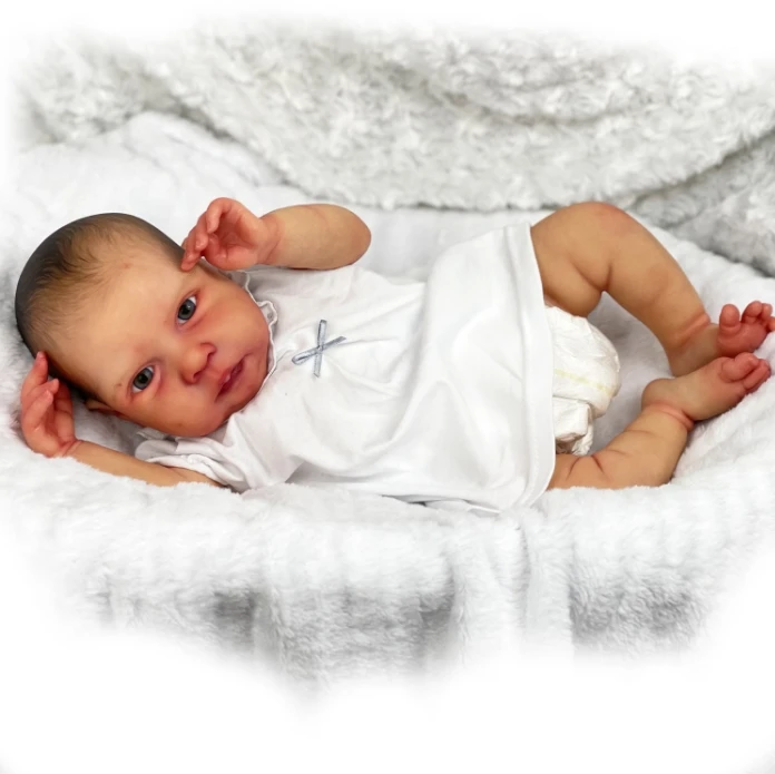 NPK 20'' Handmade Many Details Visible Veins Reborn Doll Kit Popular  Already Painted Doll Kits Doll Parts with Extra Body