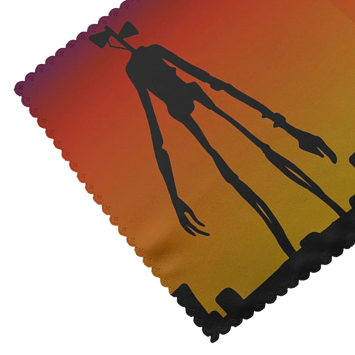 Cartoon Horror Creepypasta Siren Head Placemat Non-Slip Plate Mat for Dining Table Bowl Coaster Super Absorbent Mats