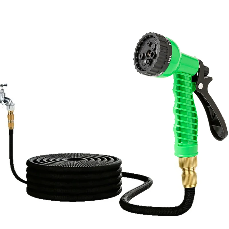 7 Arten von Hochdruck-Wasserpistolen für Autowäsche, Garten, verstellbare Düse, Wasserpistole, Rasen, Multifunktions-Bewässerungssprühgerät