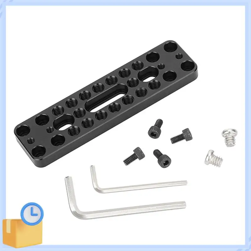 Popular Camera Baseplate Extension Long Cheese Plate With Multiple 1/4Inch-20 Thread Holes For DLSR Camera DIY Setup