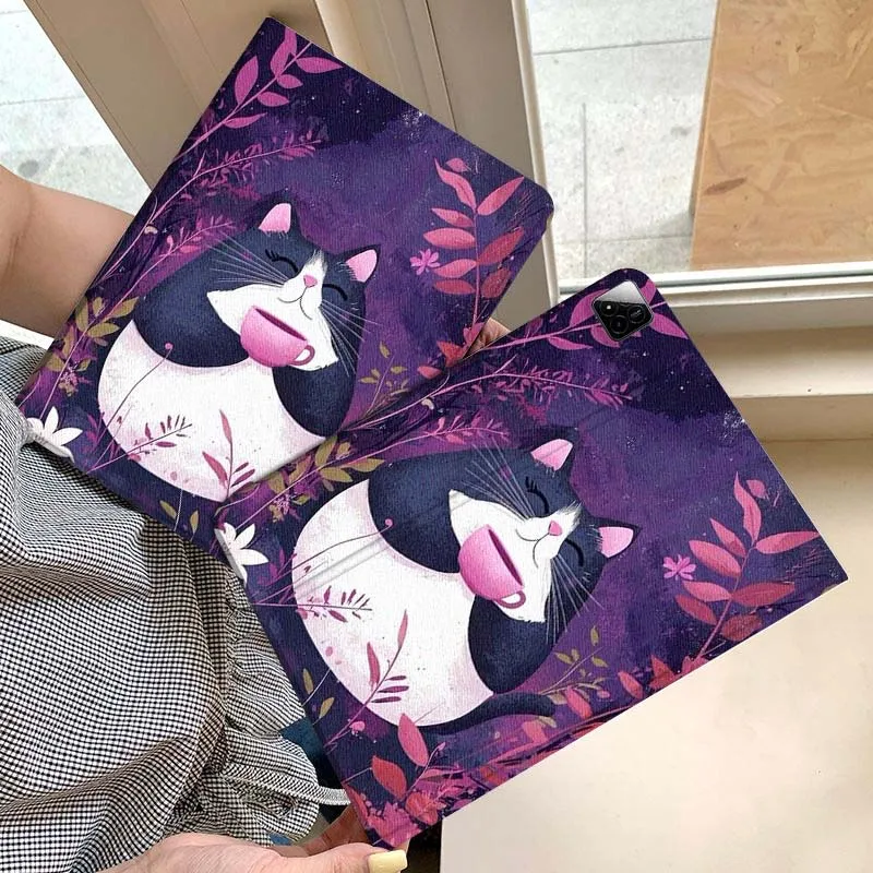 

Vintage Flower Print Elegant Tablet Case For Xiaomi Redmi Mini Pad SE K 2 4 5 6 7 8 2023 2025 11 8.8 11.2 10.1 Pro Gift