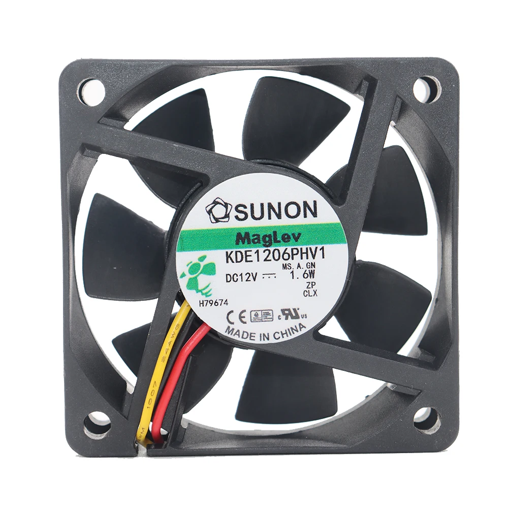 Brand new original KDE1206PHV1 6015 12V 1.6W silent magnetic levitation cooling fan 6CM cm