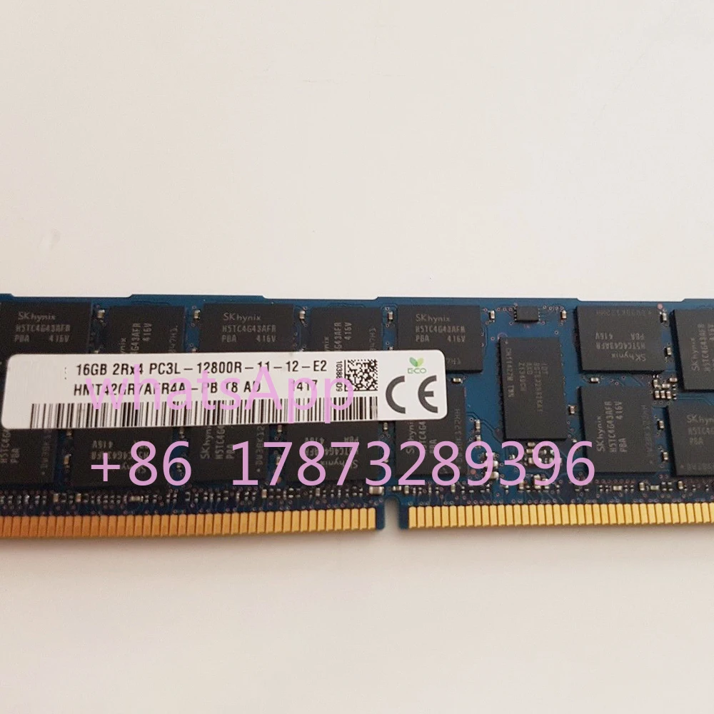 1 PCS Server Memory For RAM 16GB 16G 2RX4 PC3L-12800R ECC REG HMT42GR7AFR4A-PB