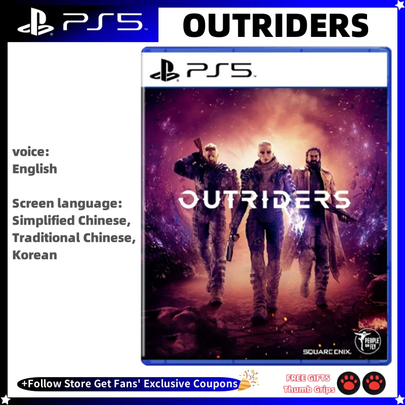 Playstatio5 PS5 New Game CD Outriders Playstation5 Game Card Ps5 Games Outriders