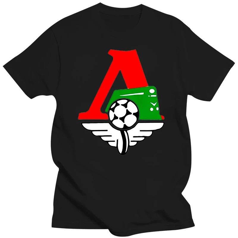 Antidaazle Lokomotiv Moscow T-shirt Top Lycra Cotton Men T shirt