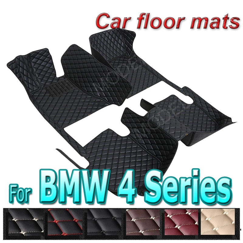 

Custom 3D Car Floor Mats for BMW 4 Series F32 Coupe F33 Convertible F36 Gran Coupe Interior Accessories Artificial Leather