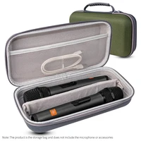 Bolsa de almacenamiento de micrófono EVA dura, tamaño para JBL PartyBox, caja protectora de micrófono Dual inalámbrico, Estuche de transporte de viaje portátil
