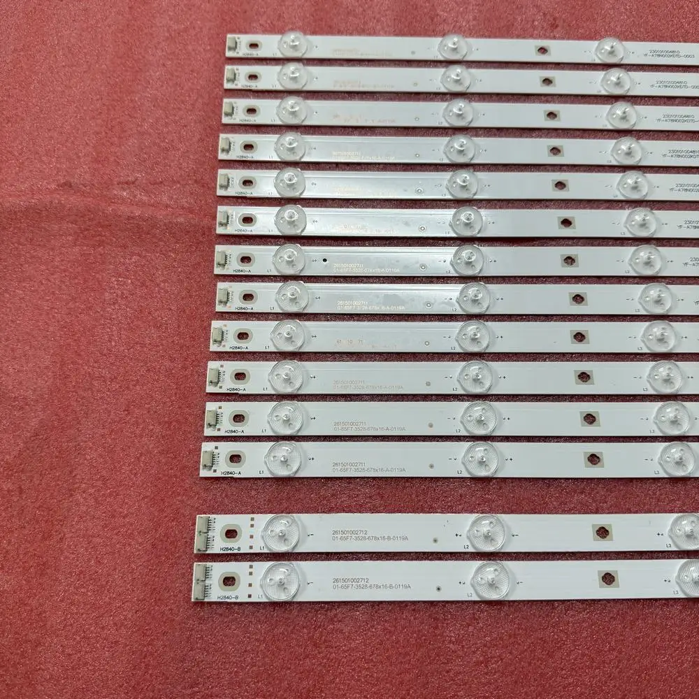 

LED backlight strip for HK65D08B HK65D08A-ZC21AG-04 RTU6549-B T650QVR05-0119A 6501L678A00010