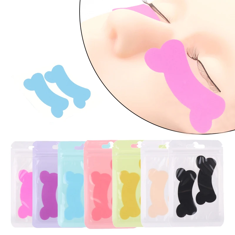 1Pairs Herbruikbare Onder Wimper Enten Pads Siliconen Streep Lash Lift Wimper Extension Eye Patches Onder Oog Gel Patch Make-Up