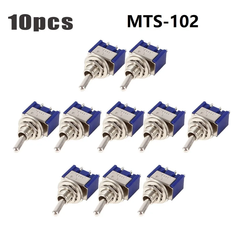 3Pin Miniature Toggle Switches 6mm 3A Mini Miniature On-on SPDT Switch Switches Toggle 1/4\