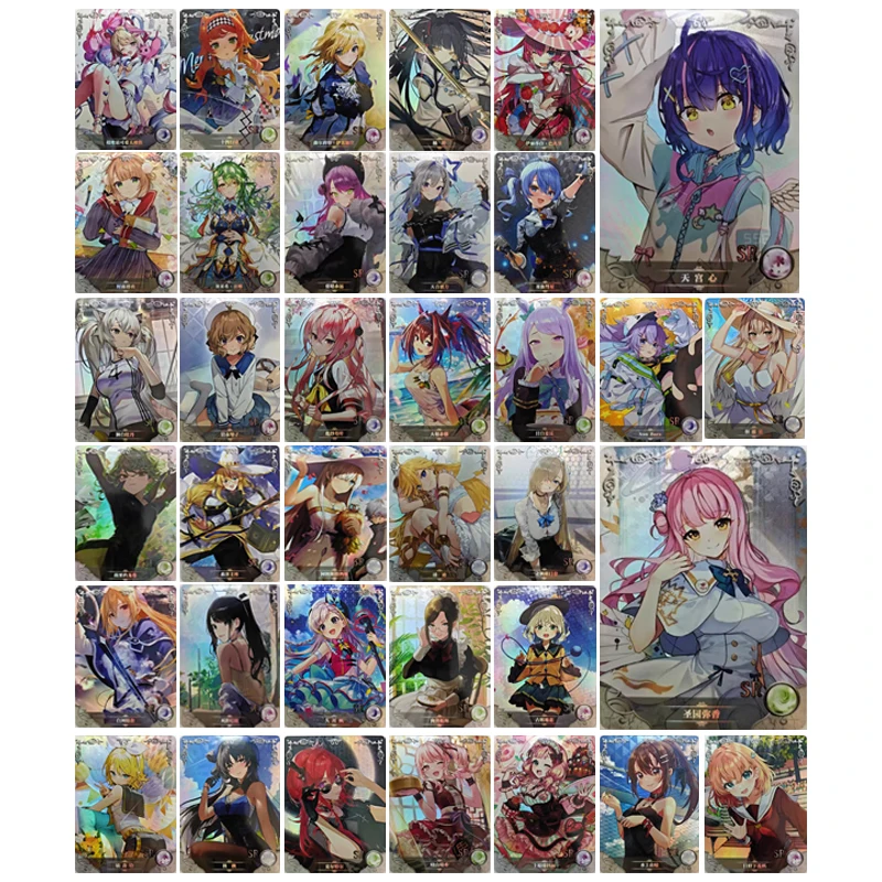 Japanese Anime 1M14 Goddess Story Temari Tsukimura Europa Takanashi Rikka Collectible Cards Christmas Birthday Children's Toys
