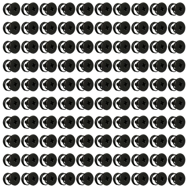 Pack of 100 Sturdy Screws Accessory for Graphics Card Backplate and GPU Coolers JOMD