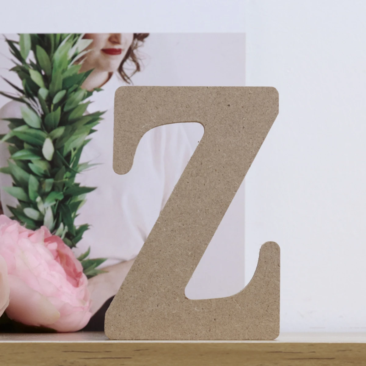 

Wooden Letter Ornaments Decoration Letters for Wall Number Alphabet Bamboo Craft