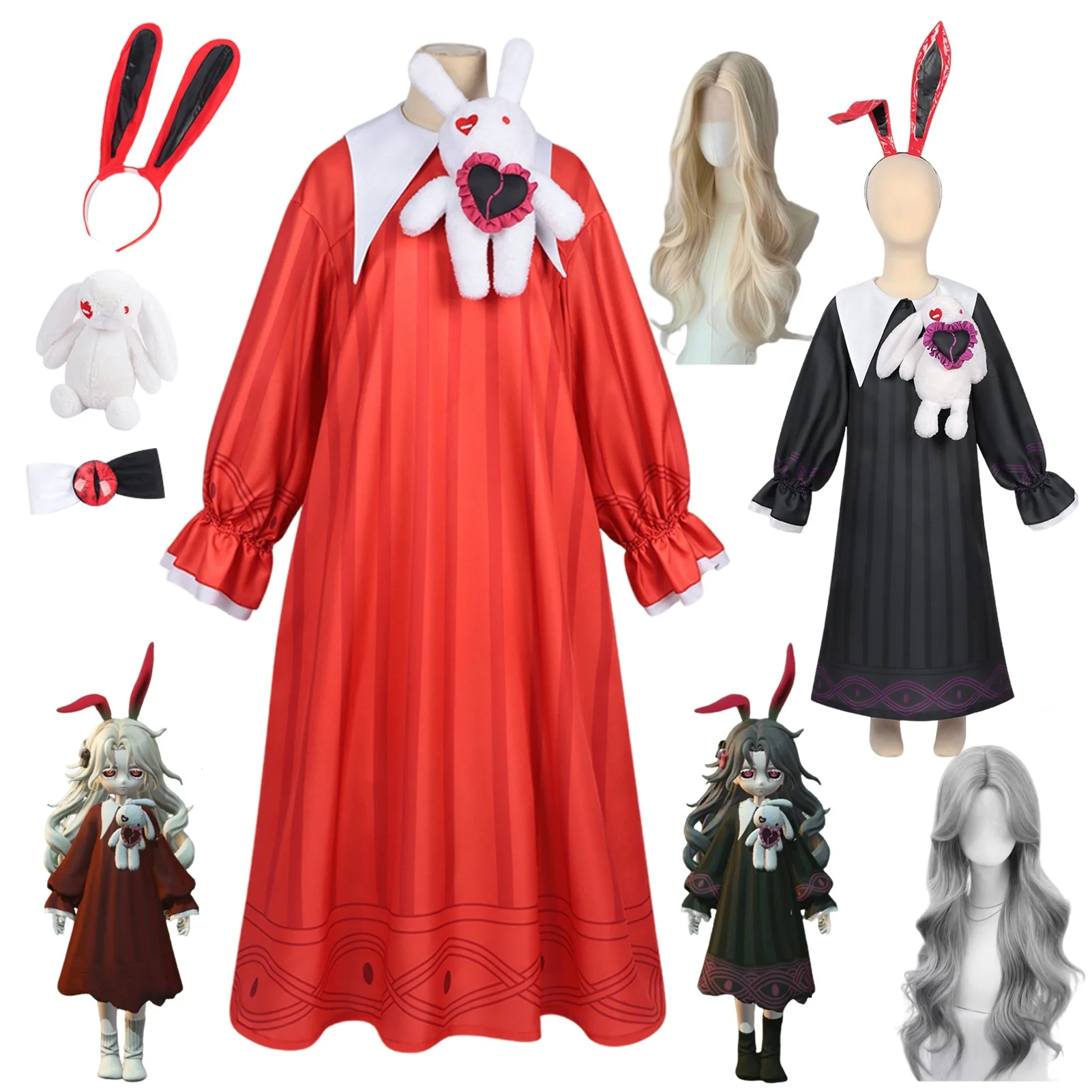 

Eggy Party Dorothy Cosplay Costume Wig Set