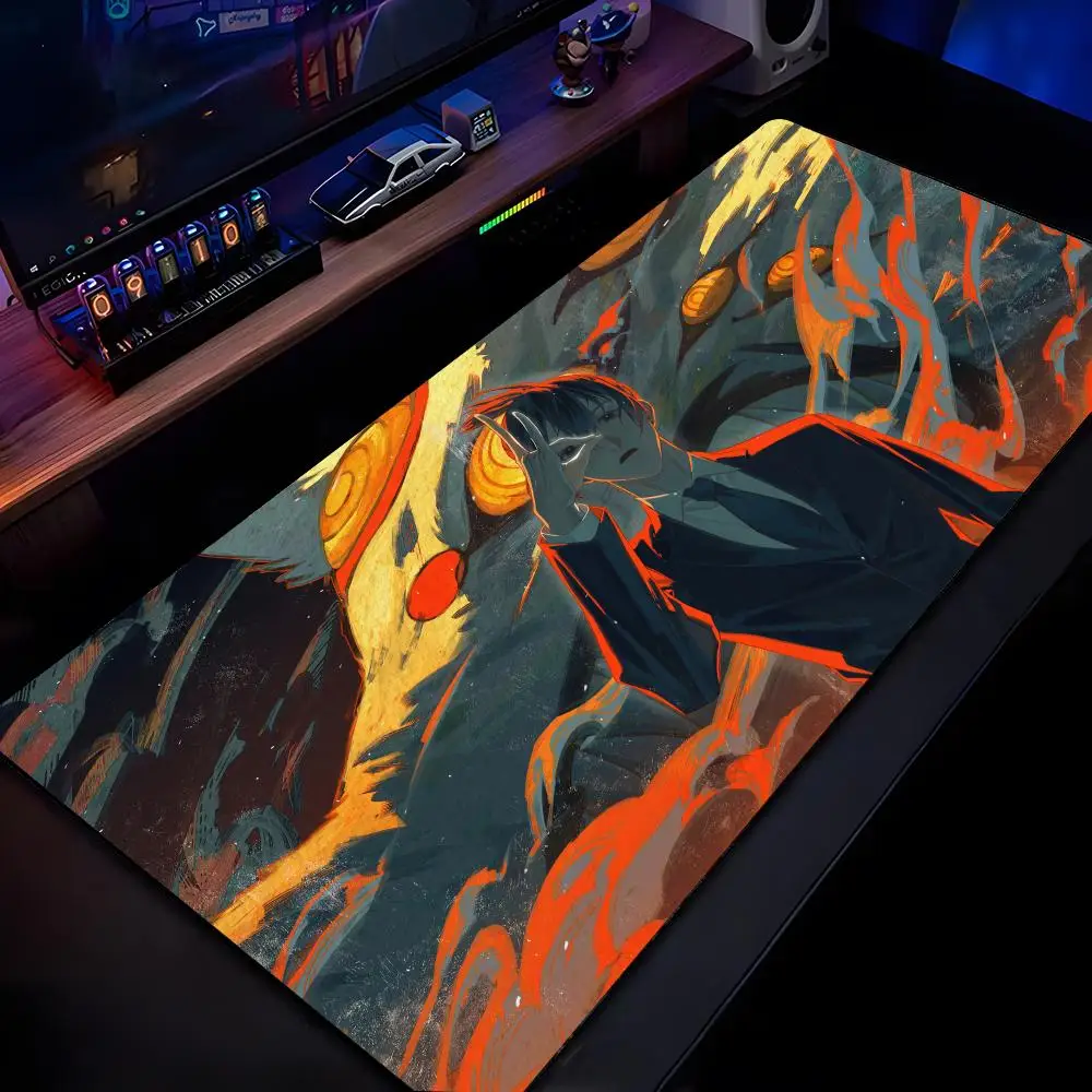 

C-Chainsaw M-Man Mouse Pad Mousepad HD Printing Computer Gamers Locking Edge Non-slip Mouse Pad XXL90x40cm Keyboard PC Desk Pad