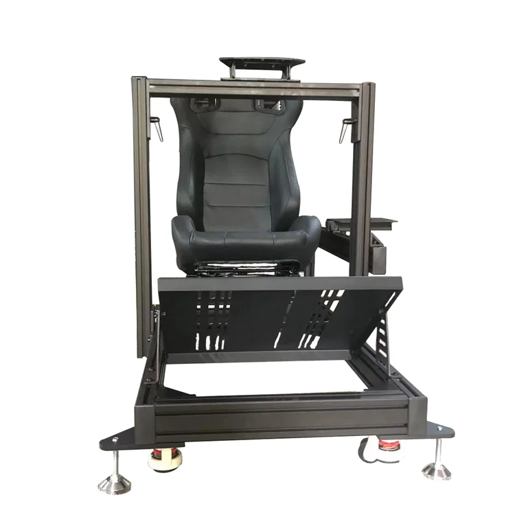 OEM Aluminum Profile 4080 Frame Sim Rig VR Driving Simulator Diy Sim Racing Cockpit Drive Car Gaming Sim Rig  Kit With Seat