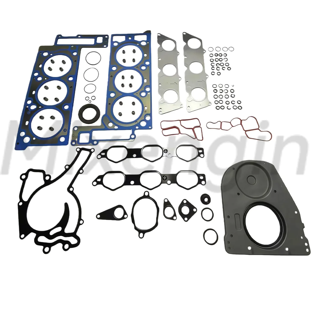 Engine bearing Gasket Set & Timing chain kit & Piston Kit W/ Ring For Mercedes-Benz M272 3.5 V6 GAS C350 E350 S350 GLK350 SL350