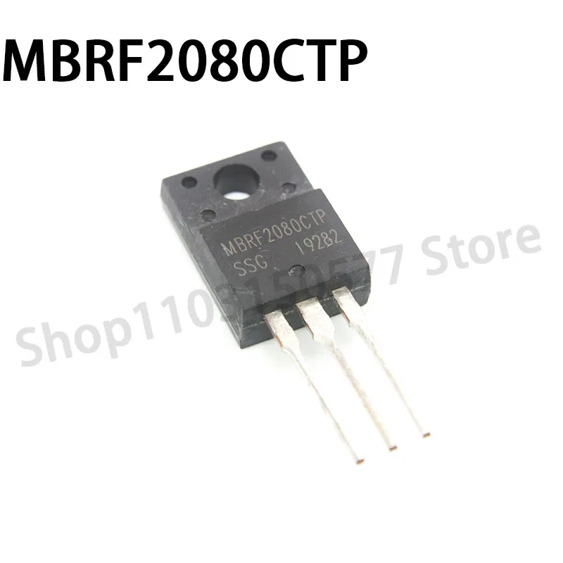 10piece MBRF2080CTP MBRF2080CT  TO-220F