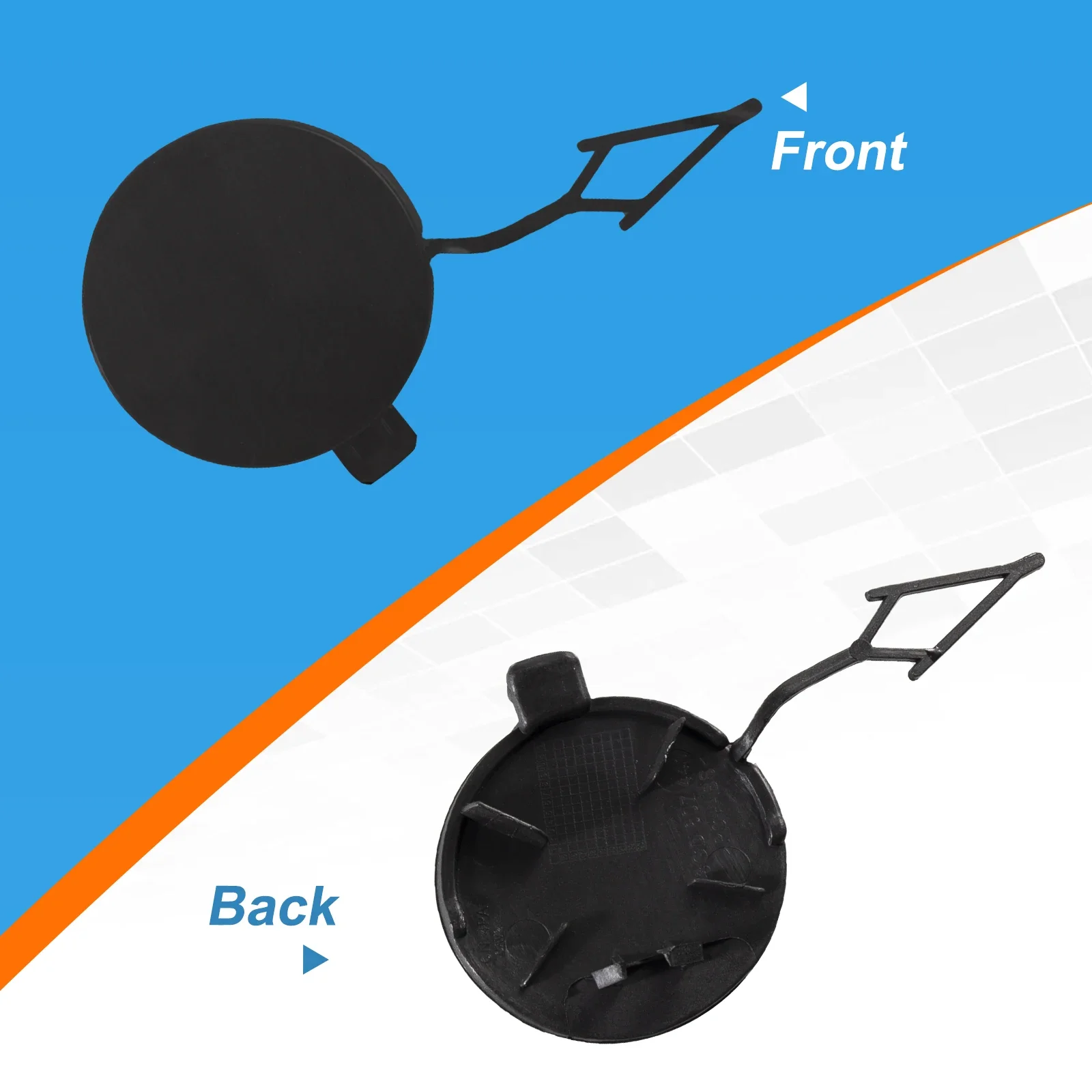 Rear Bumper Tow Hook Cover Cap Towing Eye For VW Passat B8 Accessories 2015 2016 2017 2018 2019 3G5807441