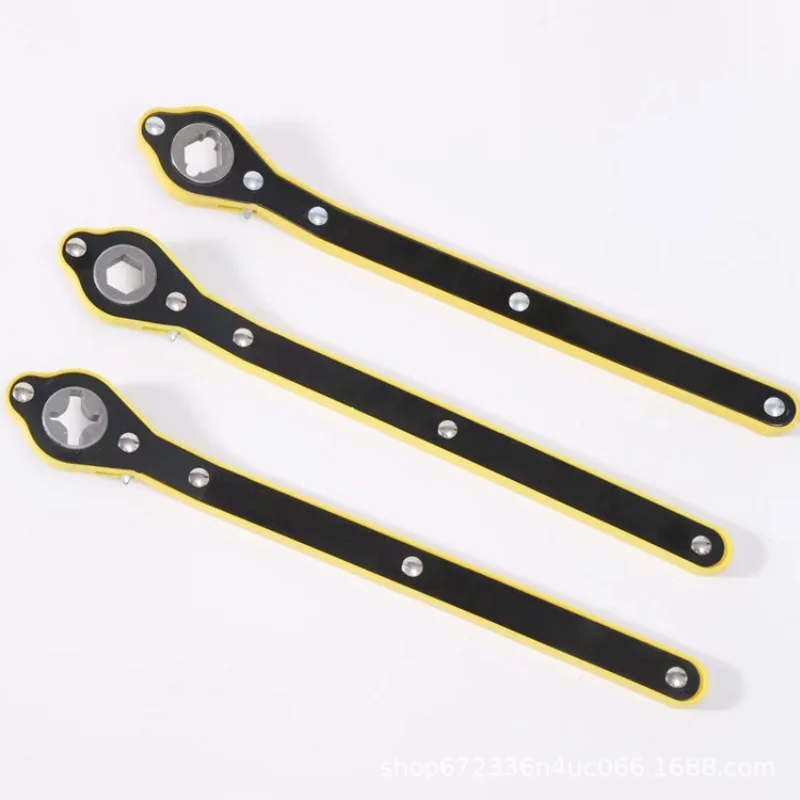 Car Labor-saving Universal Jack Ratchet Slotted Hexagonal Wrench Dual Purpose Jack Labor-saving Wrench Handle Lever Repair Tool