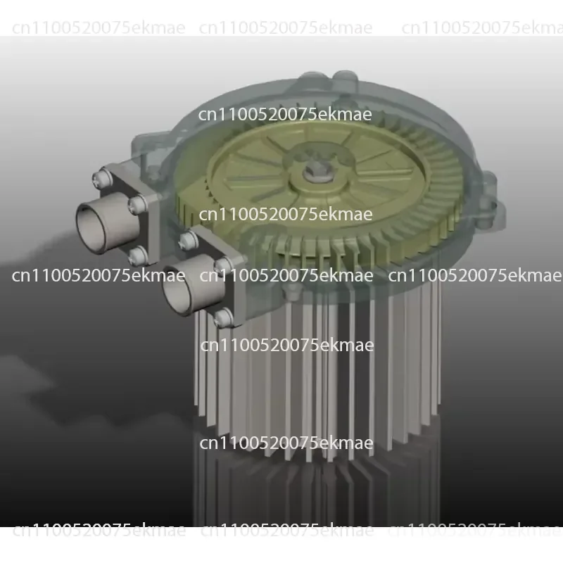 24V High Capacity Air Conditioning Blower Fan Brushless DC Motor Aluminum Micro Blower Bearing Centrifugal Fan