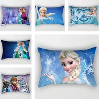 New Disney Frozen nap Pillow Cases Cushion Cover Sofa Elsa Anna Princess action figure Bedroom decoration Girls Birthday Gift