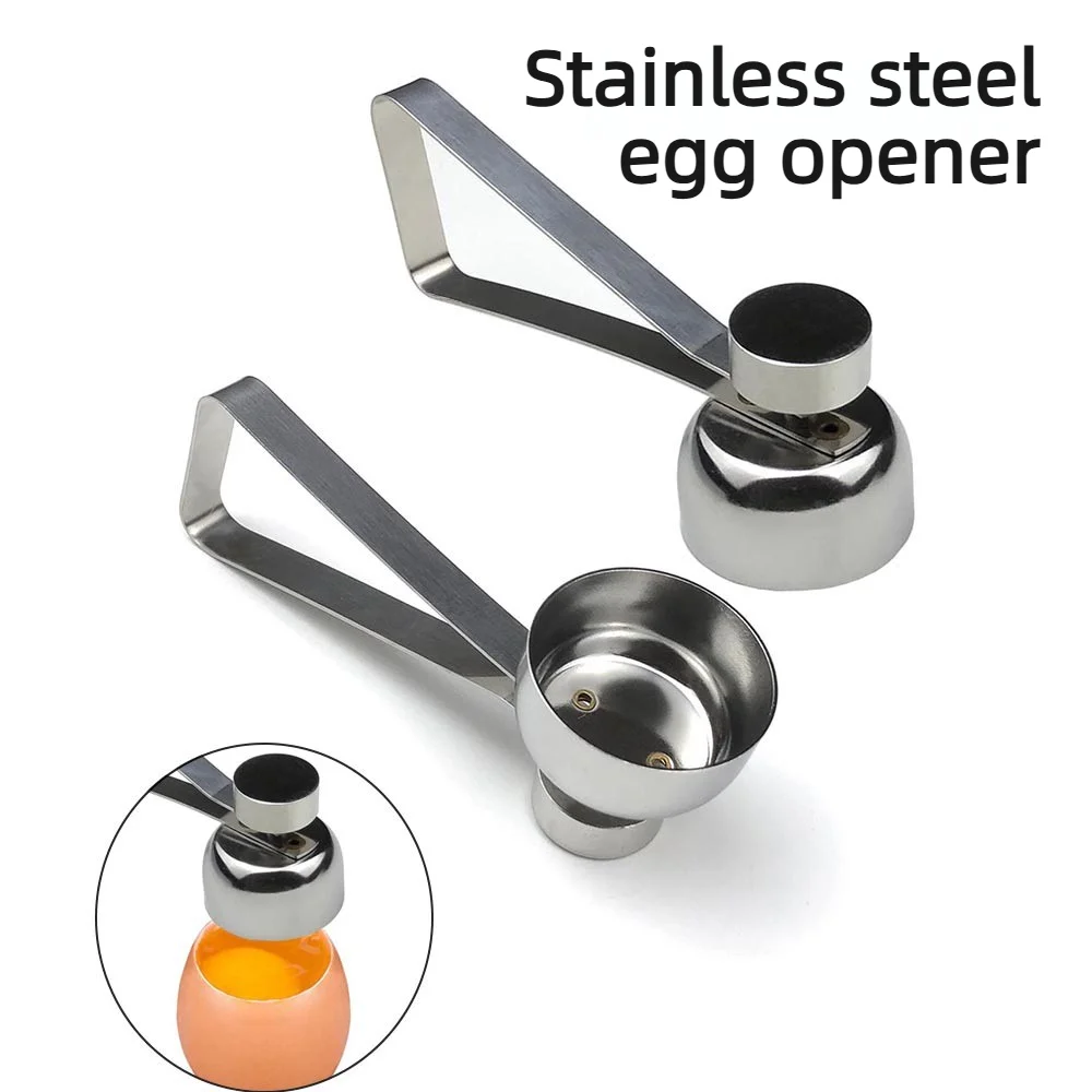 Egg opener 304 stainless steel egg opener, egg knocker, shell opener, kitchen tool, eggshell cutter