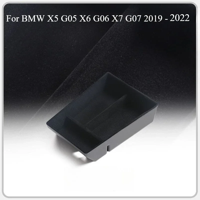 

Car Armrest Storage Box Holder For BMW X5 G05 X6 G06 X7 G07 2019 - 2022 Console Tray Container Organizer Accessories Interior
