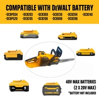 40V (2 x 20V MAX) 16 Inch Electric Chain Saw For DeWALT 20V battery Brushless Chainsaw Cordless power tool
