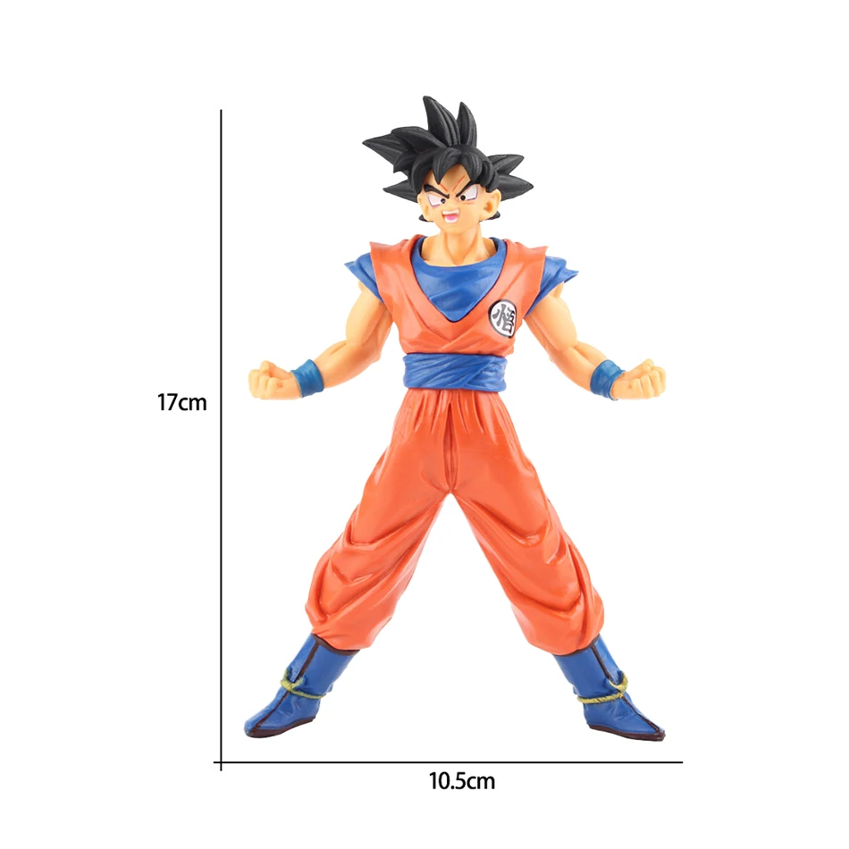 17-18cm anime dragon ball z super saiyan son goku broly vegeta anime figura de ação modelo presentes estatuetas colecionáveis para crianças