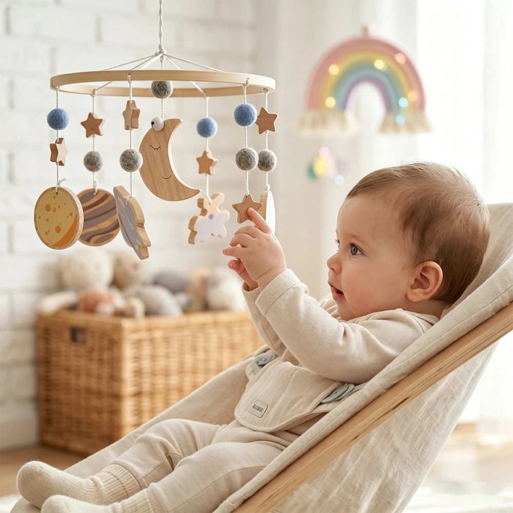 ของตกแต่งห้องเด็กแรกเกิด 0-12  - Baby Nursery Music บทวิจารณ์และราคา